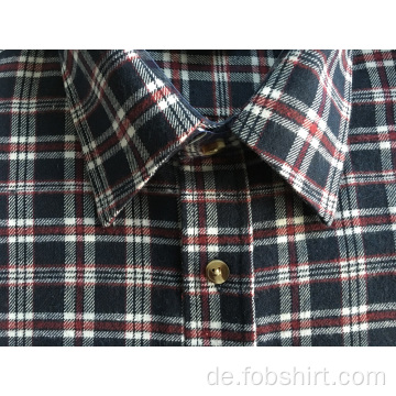 Flanell Stoff Business Shirt